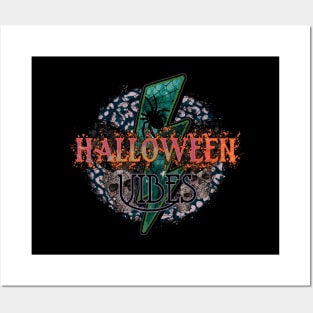 Halloween vibes tourquoises Lightning Posters and Art